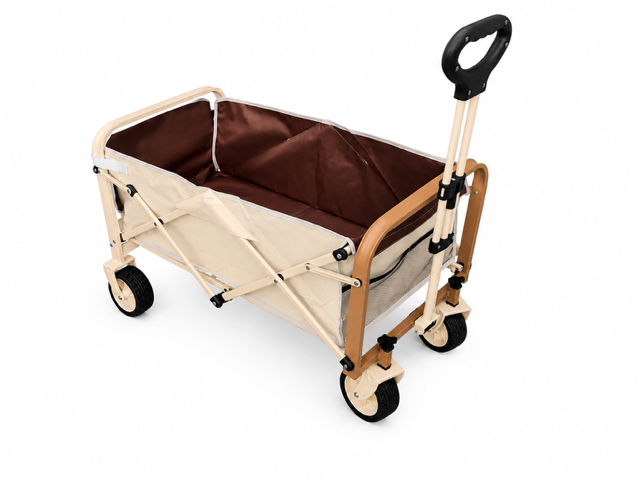 Carrito Plegable Camping 150kg Ruedas Ensanchadas 140 Litros